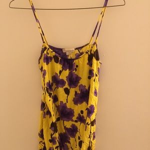 Floral spaghetti strap top